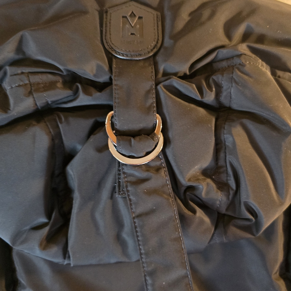 Mackage Black Long Down Parka Jacket - Picture 3 of 15